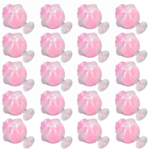 20 stk 1:12 Dukkehuss Smoothie DIY Sjov Simuleret Miniature Smoothie Dukkehuss Dekoration Tilbehør Rosa
