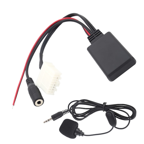 Bil Bluetooth Stereo Radio Audio Förlängningskabel Telefon Handsfree Mikrofon Adapter Passar för Mazda 2 / 3 / 5 / 6 / MX5 / RX8 2006‑On