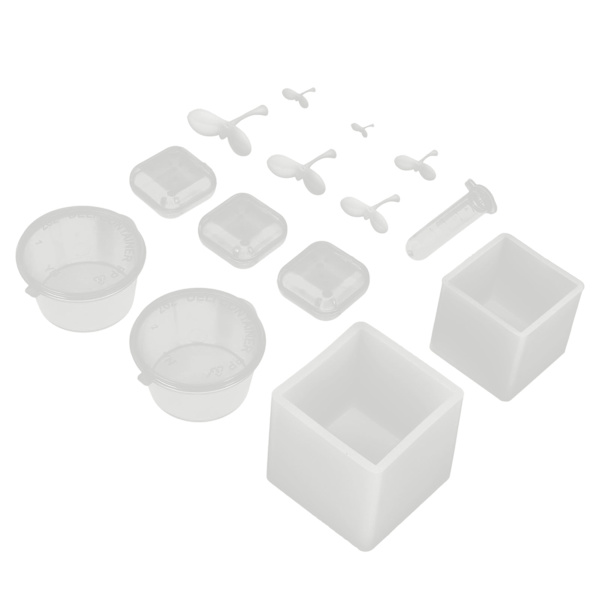 Silicone Mold Kit Casting Reusable DIY Craft Mold 2-Leaf Grass Accessory
