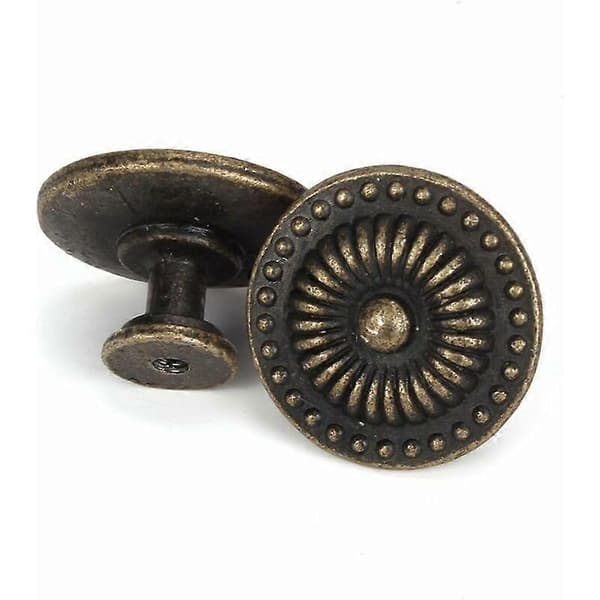 Håndtag til vintageskab, 4-pak (bronze)