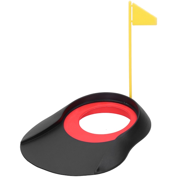 Golf Putting Cup Träningsplattform Inomhus Putter Regleringskopp med Hål och Flagga