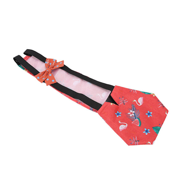 Pet Kycklingblöjor Mjuk polyester Justerbara Pet Ankungblöjor för Pet Chicken Duck and Goose M Flamingo