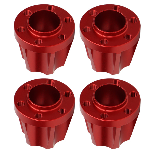 4 kpl Hex-navan sovittimen SCX10 VP RC-autolle 1,9/2,2 tuuman renkaille (18,4 mm)