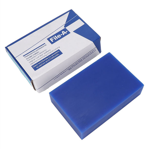 Blue Wax Block Smycken Carving Tool Making Model Professionellt tillbehör (1st)