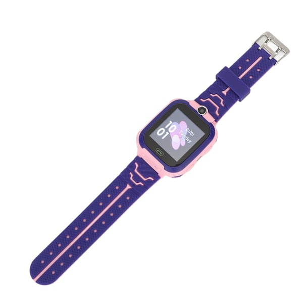 2G Kids Smartwatch för pojkar Flickor 1,44 tum LBS Positioning Röstsamtal SOS Alert HD Touch Screen Telefonklocka Rosa