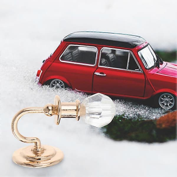 Minilampe Ornament Mini Husvegglampe For Dekorasjon 2 Par Gullfarget