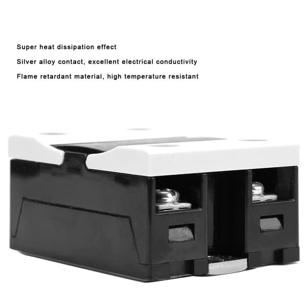 BERM BRM-40VD Solid State Relæ 40A DC 0~10V - AC 0~250V Flammehæmmende Relæ