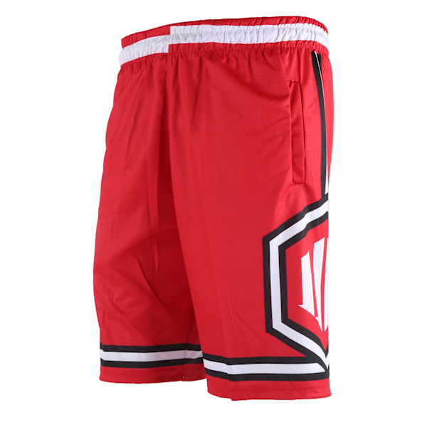 Man Basketbyxor Snabbtorkande Sommar Löpning Fitnessträning Andningsshorts(XL)