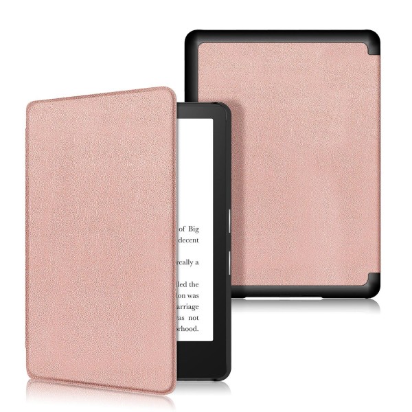 Case för Kindle Paperwhite 11:e generationen 2021 Pu- cover för Kindle Paperwhite 5 6,8 tum rose gold