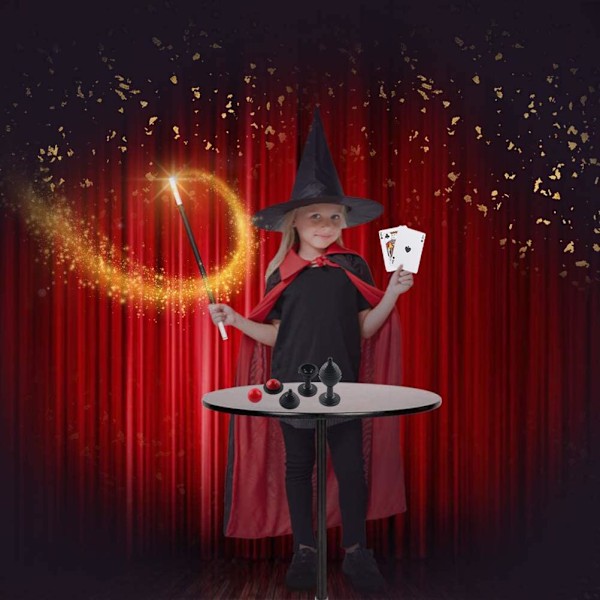 Magician Tricks Leksaker för barn Julstrumpa fyllmedel Magiska trollstavsset Julklappar för pojkar Flickor