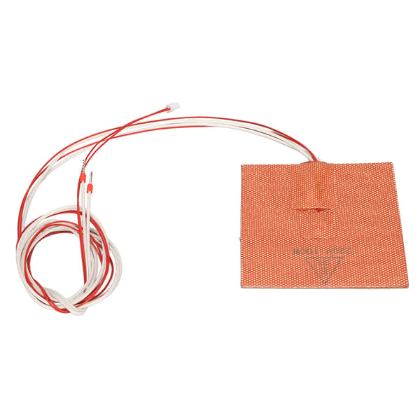 Opvarmet silikonepude til 3D-printer - 100x100 mm, 220V, 100W