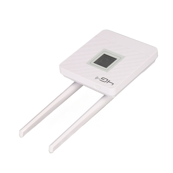 4G LTE CPE-router 150 Mbps DC 12V 1A 50 til 60Hz RJ45-interface 4G trådløs router med 1,44-tommer smart LCD-skærm AC 110‑240V EU-stik