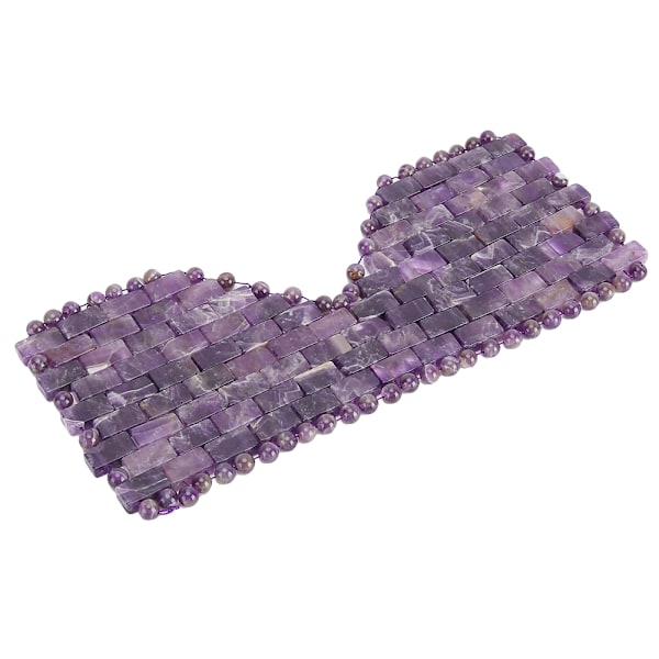 Jade Stone Eye Mask Kylning Sova Ögonmask Kallterapi Ögonbehandling MassagerAmetist