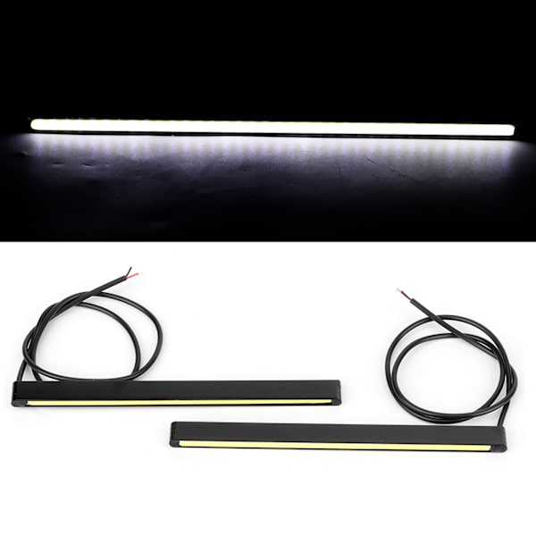 Vandafast COB Dagkørelys Høj Lysstyrke LED DRL Bil Modificeringslampe 16CM Isblå