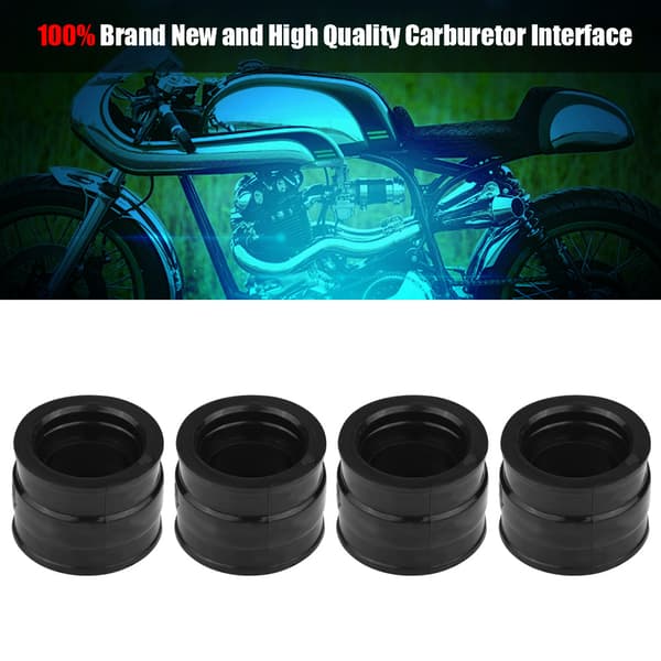4 stk. motorcykel karburator interface adapter til Honda CB650 RC03/05 79-82