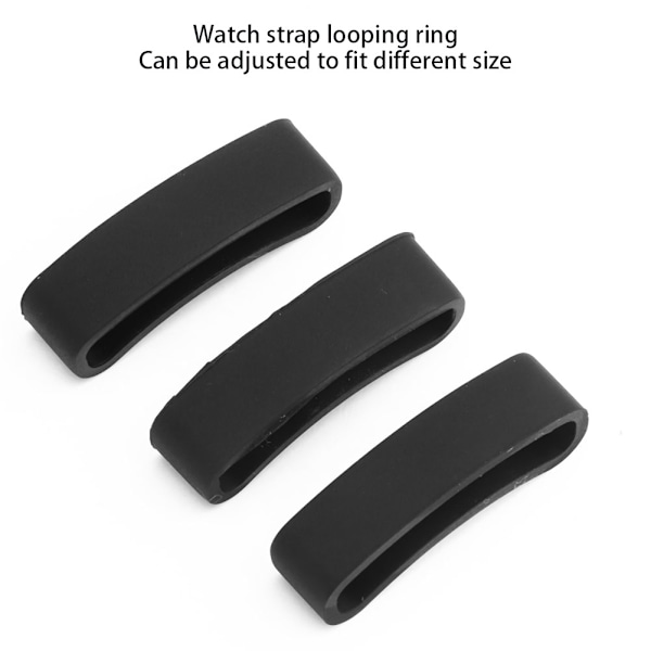 3 kpl Looping Ring -kellohihnan pidike, turvallinen kiinnitys, sopii SUUNTO CORE -kellolle