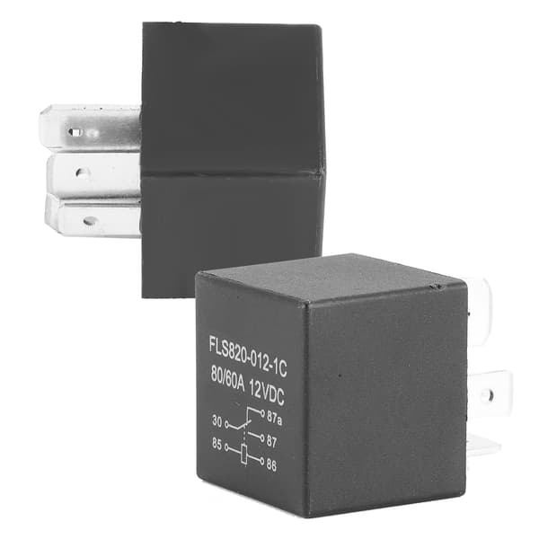 2st 5Pin vinschmagnetreläkontaktor 12V 80A Universal för ATV UTV Lastbil Båtbil