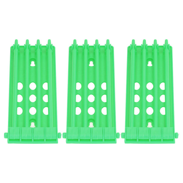 3 stk Duefotringer Ram 4 Kolonner Uavhengig Plassbesparende Racing Duer Leverandør Fotplass for Duer FarmGreen
