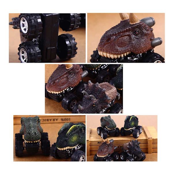 Vetoauto Dinosaurus Korkea Simulaatio Kompakti Kannettava Vetoauto Leikkiauto 7 X 5 X 6 cm