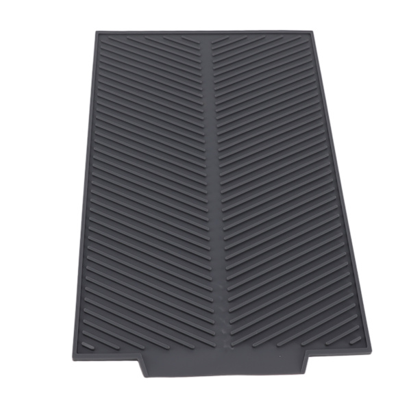 Silikon Tørrestativ Anti-Skrid Sikker Mod Stød Let at Rengøre Tørrestativ til Køkkenbord til Tallerkener Gaffel S 39x25cm