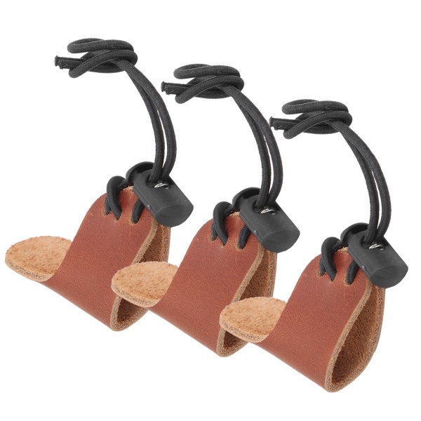 3 st Bågskytte Finger Skyddshandskar Jakt Målskiva Recurved Båge Skyddsutrustning
