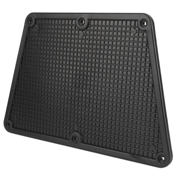 Plast hækplade til påhængsmotor Plate Pad til oppustelig båd Yacht Kajak Kano Fiskebåd Sort