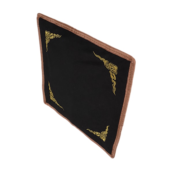 Smykke Duk Firkantet Broderi Sort og Hvid Dobbeltsidet Fløjl Duk Til Armbånd Jade Display