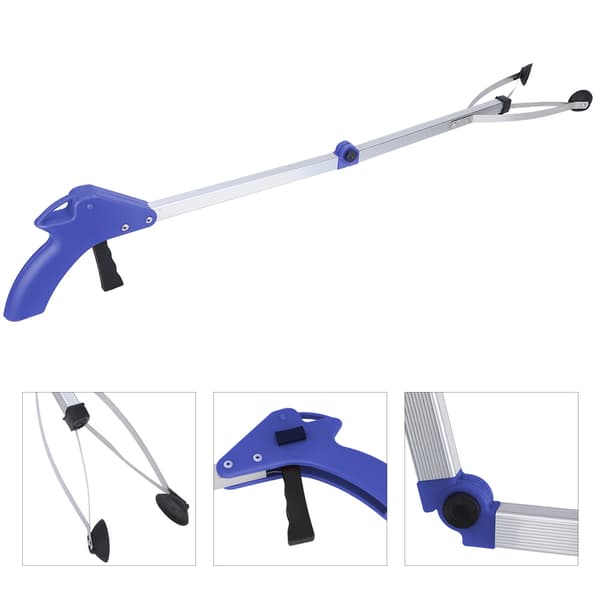 Sammenklappelig affaldsopsamler til opsamling af haveblade og affald
