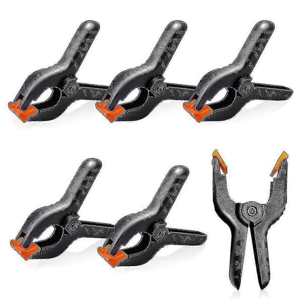 1/10 st lätta flexibla nylonfjäderklämmor snabbfixering klämmor handverktyg 4 inch 1Pc