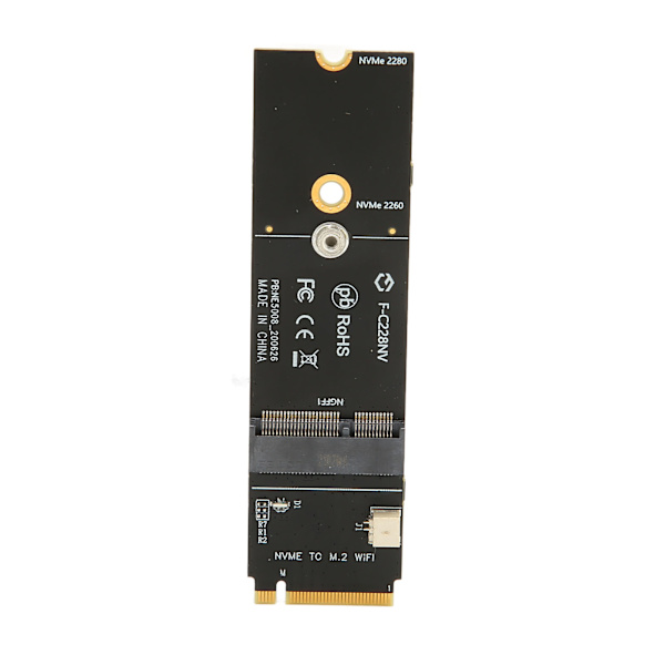 M.2 A+E -liitäntä M.2 M -liitäntäkortti Kestävä Vaka M.2 A+E -liitäntä M.2 M -liitäntä SSD Riser-kort verkkokortille M.2 SSD