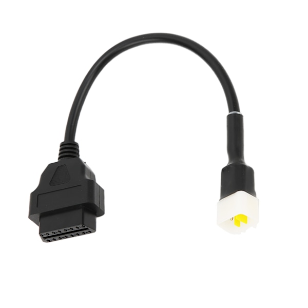 6-polig OBD2 Diagnostisk Adapter Plast Motorfeldetektor Verktyg Ersättning för Delphi Motorcykel
