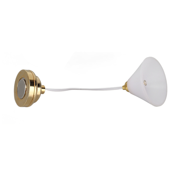 Skala 1:12 Dukkehustaklampe Batteridrevet LED-simulering Hengeminiatyrlysestake