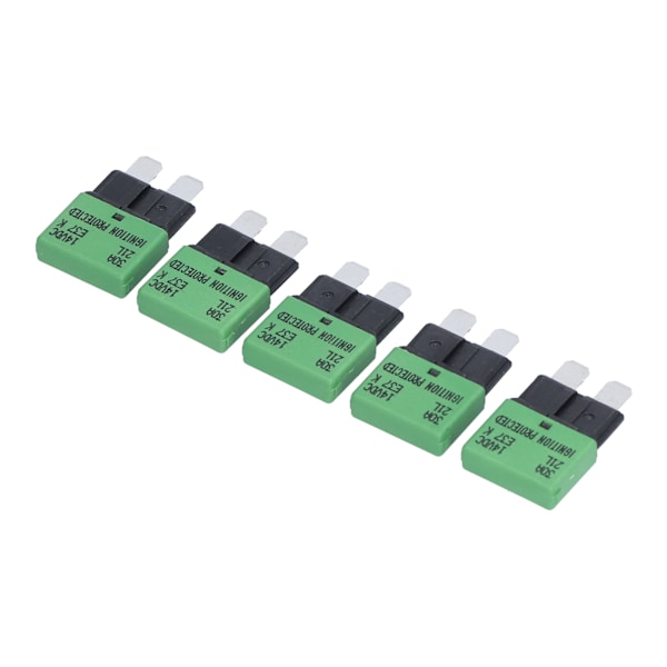 5 stk automatisk reset sikring 30A 14V DC ATC/ATO strømbryder til RV Caravan Marine Båd Stereo Forstærker