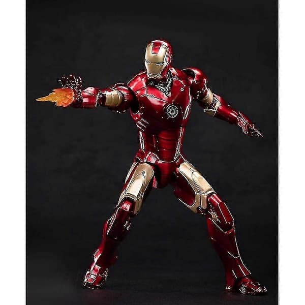 18 cm Ironman MK3 actionfigur - Deluxe samleobjekt med full artikulasjon og detaljert maling