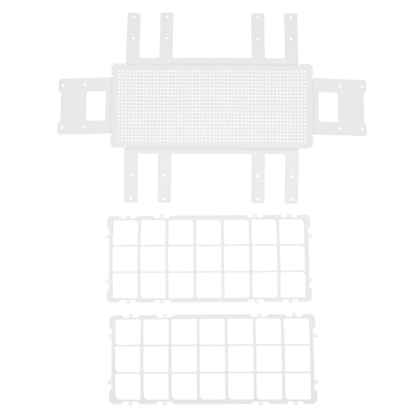 30 mm x 21 hull plastprøverørstativ Montering Avtakbar prøverørsholder for laboratorium