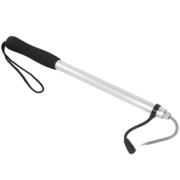 Rostfritt stål Teleskopfiske Gaff Krok Havsfiske Fiskeredskap i aluminiumlegering B typ (mitten)