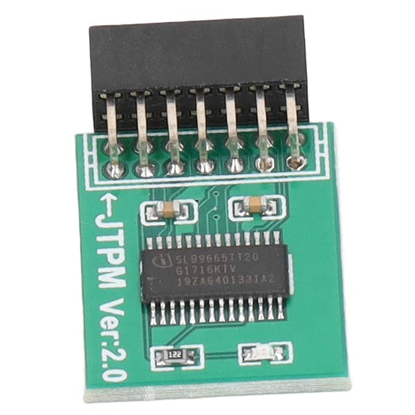 För MSI TPM 2.0-modul stark kryptering 14-stifts LPC-gränssnitt TPM-modulkort för Win11 grön
