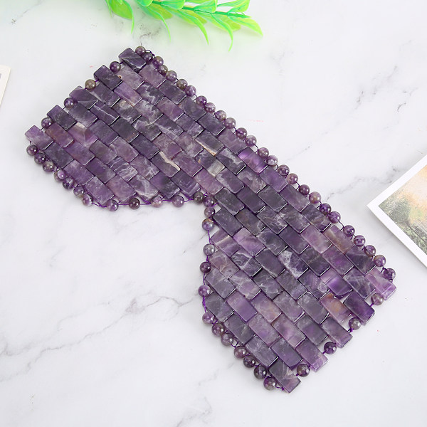 Jade Stone Eye Mask Kylning Sova Ögonmask Kallterapi Ögonbehandling MassagerAmetist