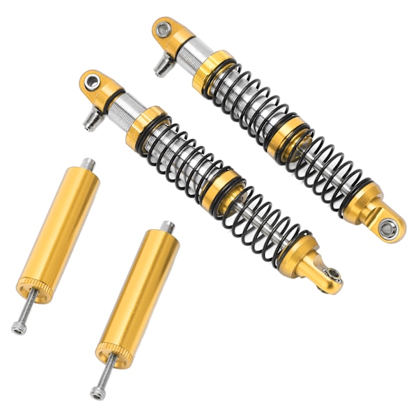 1 par främre bakre stötdämpare RC biluppgraderingsdelar för AXIAL SCX10 1/10 fjärrkontroll CarGold