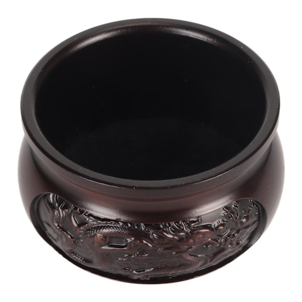 Messing Røgelsesbrænder Rustfri Dekorativ Metal Røgelsesbrænderholder med Røgelsespindeholder Base Lilla Bronze