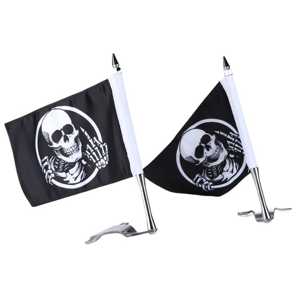 Skull Flag Trunk Lock Mount Kit til Gold Wing Tour DCT 2018-2020