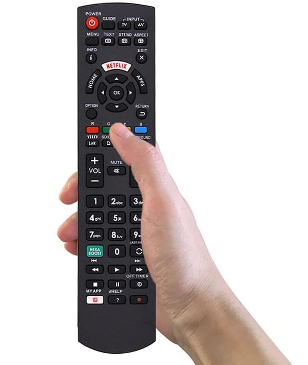 Panasonic Kompatibel Fjernkontroll Universal Erstatningsfjernkontroll svart black