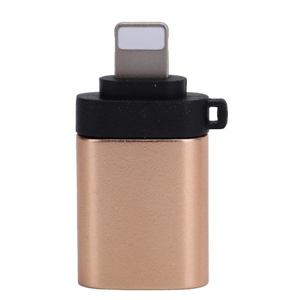USB3.0 OTG-adapterkonverter för snabb laddning och dataöverföring, passar för IOS-telefoner, guld