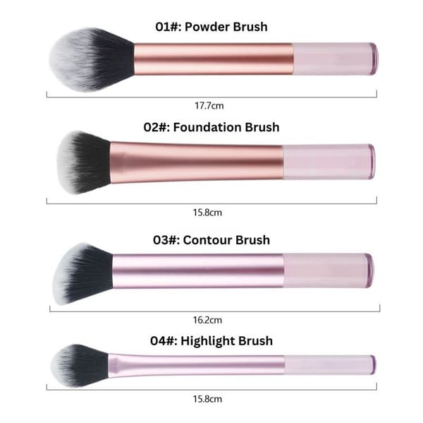 Technique PRO Glam sminkborsteset - 7 delar[LD]