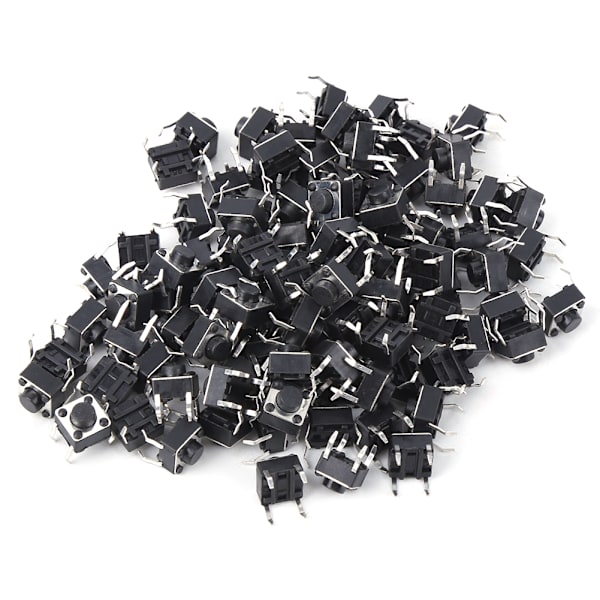 Mini Micro Tact Switch 100st 6x6x4.3mm Momentan