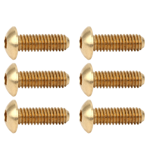 50 kpl kuusiokolokantaiset ruuvit puoliksi pyöreällä päällä puhdas kupari Kiinnitys Tarvikkeet Kiinnitys M4 x 12 mm