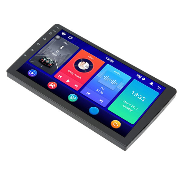 9-tommer bilradio 4G RAM 32GB ROM DC12V Ratstyring WIFI-forbindelse Stereo GPS Navigation Multimediespiller med kamera