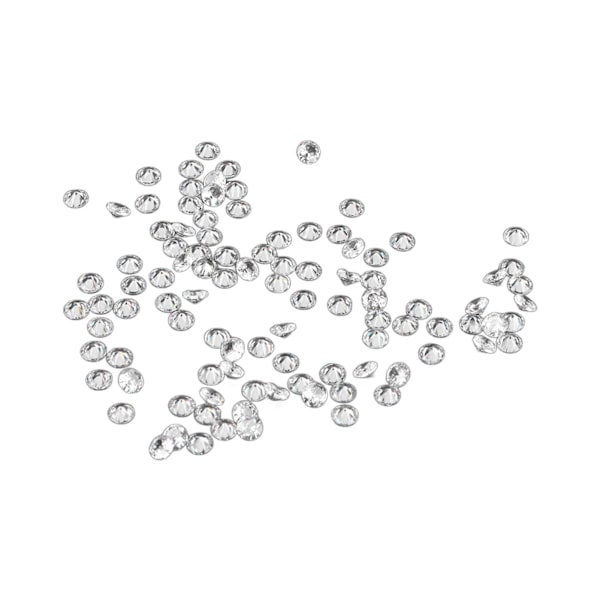 100kpl Läpinäkyviä strasseja Mini Teroitettu Pohja Hienoja Kristallijaloja DIY Käsityö Korut Vaatteet Koristelu 3mm