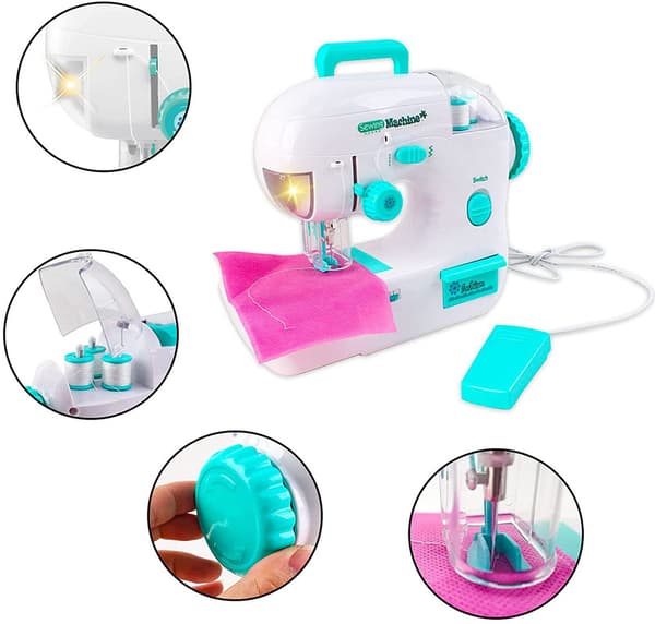 symaskin" för barn Portable Play Set med Realistic