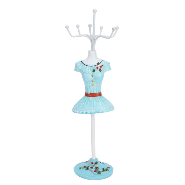 Damefigur Halskjede Stativ Smykke Organizer Display Stativ Roterende Avtakbar Oppbevaringsstativ2#